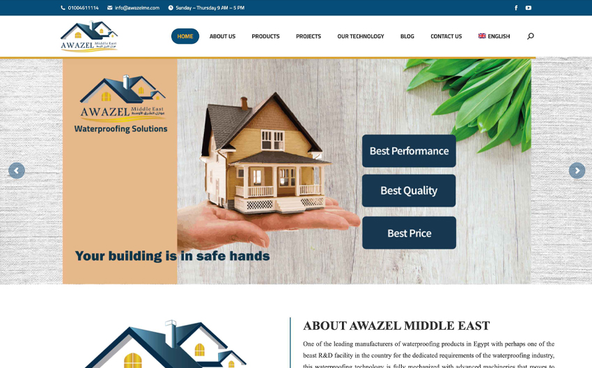 Awazel ME Website