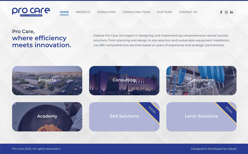 Pro Care Website